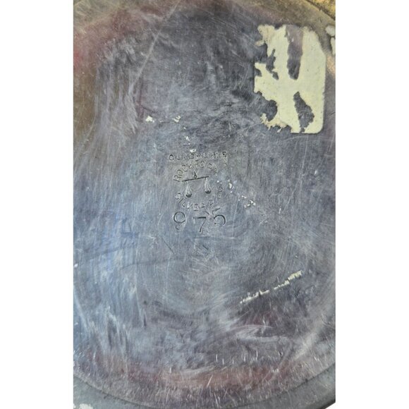 Antique Rockford Silver P Co. Sugar & Cream Dish floral etched rare - Picture 13 of 15